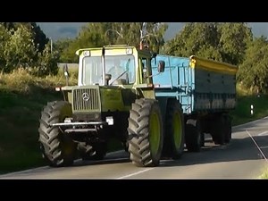 MB trac 1600 turbo (220 PS), Dreschen 2013 (HD)