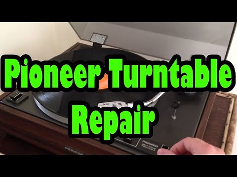 Pioneer PL-12D Spindle Cleaning & Lubrication Tutorial -Adam HiFi-