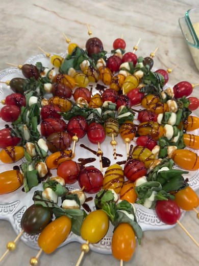 Would yall pass or smash this brunch setup I made ? Quiche with bacon , spinach and tomatoes and cheese Strawberry cinnamon rolls Peach cobbler cinnamon rolls Caprese salad skewers Spinach dip Shrimp and grits with andouille Roasted Rosemary potatoes Cheese grits Smoked salmon crostinis | K Hall & Sons Produce