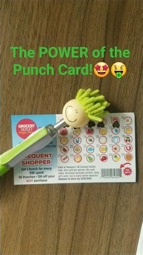 The POWER of the Punch Card - $10 Off!!🤩🤑 #savings #GroceryOutlet #FreeMoney #Thrifty #Shopping