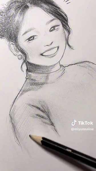 Creative Birthday Portrait Drawing for a Friend