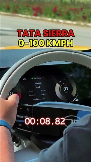 Tata Sierra 0–100 Test in the with the new Turbo Petrol Engine.