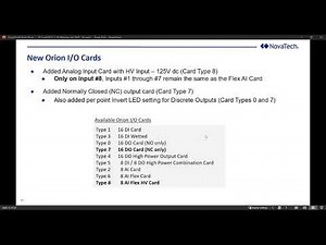 Orion 10.2 Distro & NCD 3.40 | NovaTech Automation