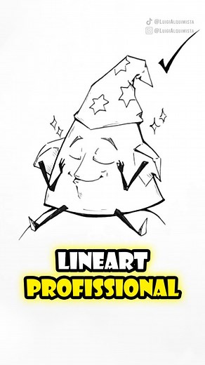 Como contornar e arte finalizar seus desenhos do jeito certo! #ComoDesenhar #Dica #Tutorial #LuigiAlquimista #MetodoAlquimista #Aula #FundamentosDeDesenho | Luigi Alquimista