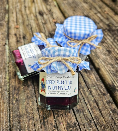 Berry Sweet Boy Baby Shower Favors: Artisan Jam (1.5oz or 2oz) - Etsy