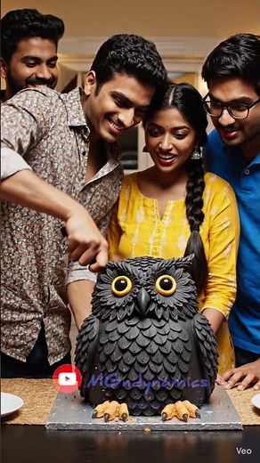 #owl Cake cutting #shorts
