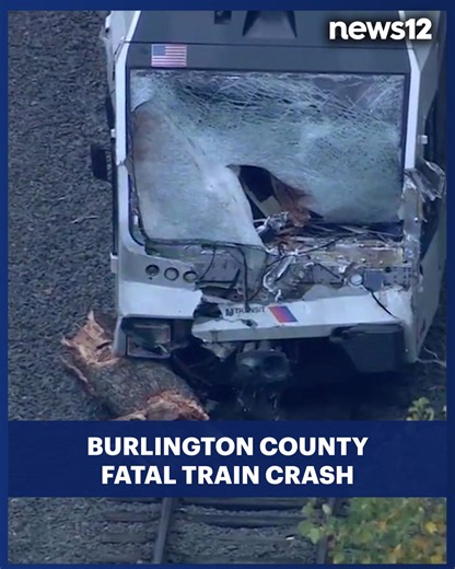 News 12 New Jersey on Instagram: "TRAIN CRASH UPDATE: An NTSB report says low visibility caused an October 2024 fatal train crash in Burlington County. Watch News 12 and check our IG stories for more. . . . #News12 #News12NJ #NJ #NewJerseyNews #NewJersey #Transit #BurlingtonCounty"