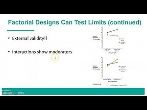Chapter 12: Part 1 -- Experiments with More than One Independent Variable