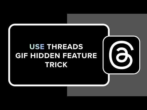 How to Use Threads GIF Hidden Feature Trick