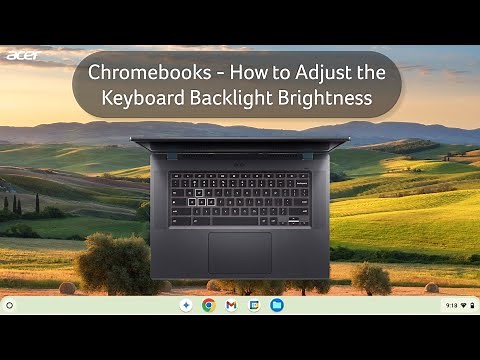 Chromebooks - How to Adjust the Keyboard Backlight Brightness