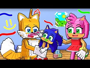 Sonic Becomes a BABY In Minecraft!