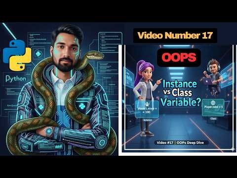 Class Variable vs Instance Variable 😵? | @classmethod & @staticmethod Explained! – Video #17