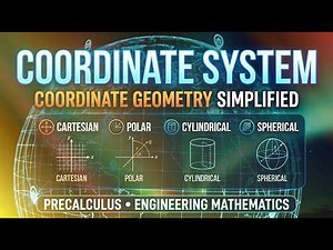 Introduction to Coordinate system in Geometry, Cartesian | Polar | Cylindrical | Spherical