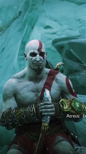 Young kratos smile hits different in God of War Ragnarok Valhalla