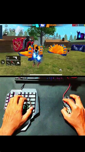 Free Fire Gaming keyboard mouse🖱️⌨️📲 Gameplay #mixpro #geekgamer #shorts #shortsviral #youtubeshorts