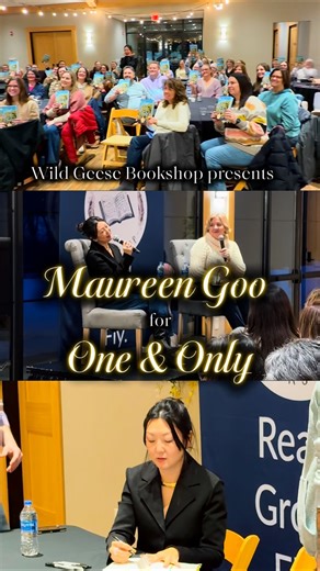 WildGeeseBookshop on Instagram: "Thank you so much to @maurenegoo for being with us last night to celebrate ONE & ONLY @putnambooks. We had so much fun! Maurene was kind to sign extra copies that are available both in the bookshop and online.✨ Thank you @hattieloublooms for helping us make dried flower bookmarks, @sycamoremallowrun for being great hosts, and @theyellowrosetxbbq for dinner. 🎞️ ✨by Communications Manager Suzie @anovelthrill"