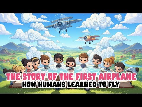 The Story of the First Airplane – How Humans Learned to Fly | History for Kids