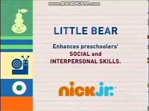 Nick Jr. Little Bear Curriculum Board (2009-2010)