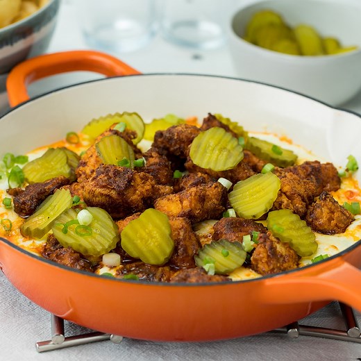 4M views · 16K reactions | This Hot Chicken Dip is the perfect appetizer for any occasion! Get the recipe: https://tasty.co/recipe/hot-chicken-dip | Tasty | Facebook