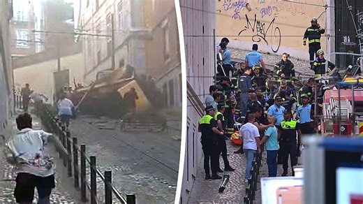 15 dead and 18 injured after world-famous Portugal funicular derails and hits building
