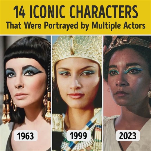 72K views · 607 reactions | 14 Iconic Characters That Were Portrayed by Multiple Actors | Bright Side | Facebook