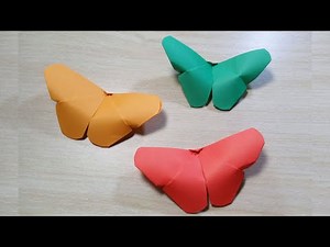 Simple & Easy Origami Butterfly In Just 2 Minutes 😍