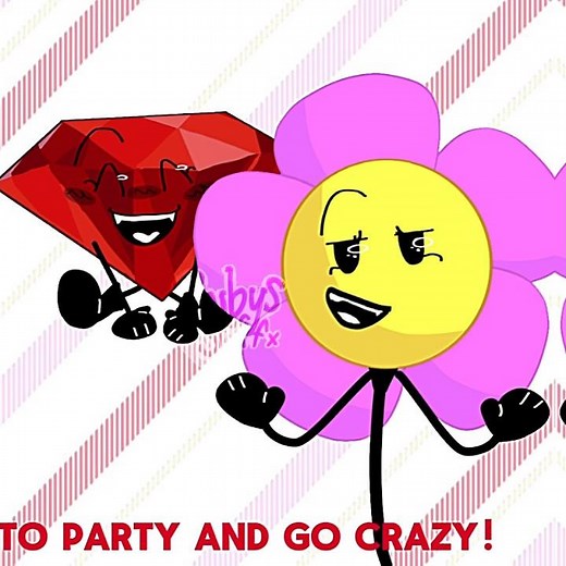 (Ruby) E.T. is an alien//BFDI/BFB Animation//Ruby and Flower