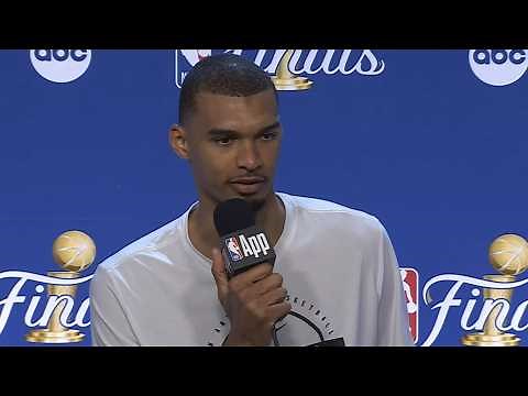 Wemby speaks on Game 1 loss vs Knicks in NBA Finals - Postgame interview