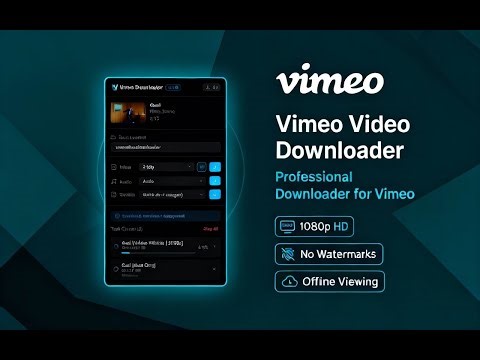 Vimeo Downloader Queue System 2026 – Download HD Videos & Clips with Background Queue!