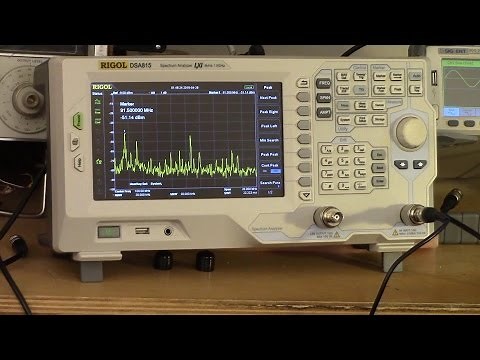 Episode 17 - Review of Rigol's DSA 815-TG Spectrum Analyzer