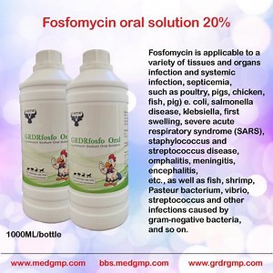 [Hot Item] Antibiotic Drug Fosfomycin 20% 30% Oral Solution