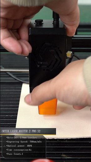 Laser Cutting Test: Leather