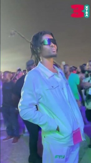 Kwesi Arthur his girlfriend at blackstarlinefestival #kwesiarthur