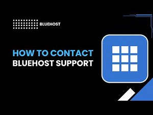 How to contact Bluehost support