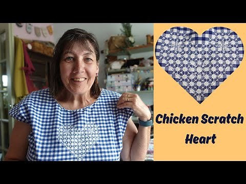 Chicken Scratch Embroidery? Here's How to Stitch a Simple Heart Shape