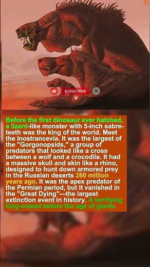 The Nightmare Predator Before the Dinosaurs