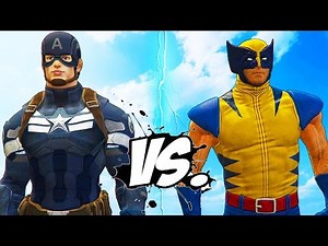 CAPTAIN AMERICA VS WOLVERINE - EPIC SUPERHEROES BATTLE