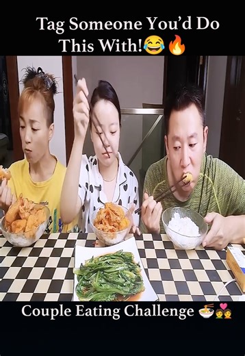 120K views · 3.3K reactions | 2025 Viral Mukbang Show: Couple’s Hilarious Food Fight Challenge!  | Funny Videos | Facebook