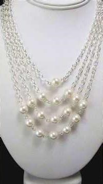 How to Make a Long Pearl Necklace - DIY Jewelry Tutorial