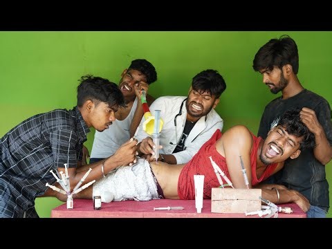 IM injection Intramuscular injection Lagaya doctor GHOCHU uncle ne | injection funny video