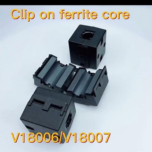 clip-on ferrite cores—reducing noise, improving signal clarity, and ensuring reliable performance.