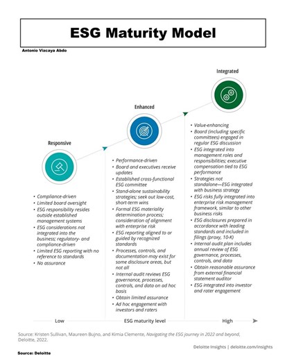 ESG Maturity Model: How to integrate ESG into your business | Antonio Vizcaya Abdo posted on the topic | LinkedIn