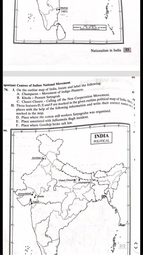 Complete Map work in 40 sec😱|| Class 10th History|| Secure your 5 Marks || #sstrevision