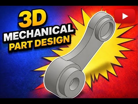 SolidWorks Exercise | Mechanical Connecting Link Design