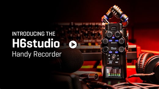 Zoom H6studio 6-Track Handy Recorder with 32-Bit Float Recording - Newsshooter