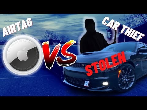 APPLE AIRTAG VS CAR THIEF - Real World Experiment *GETTING MY DODGE CHARGER BACK!*