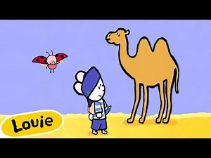 🐰🎨 Louie, dibújame un CAMELLO 🐪 Temporada 1 Episodio 3 | Dibujos Para niños