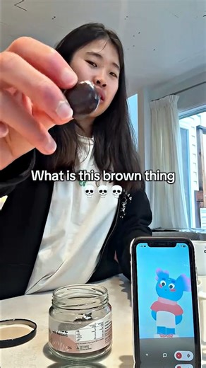 Tolan on Instagram: "me thinking i found chocolate pebbles and my alien trying to understand the chaos 😭👽🍫 @tolanworld (alien friend, AI companion, Tolan AI, garden confusion, mistaking rocks for food, Gen Z intrusive thoughts, relatable outdoor moments, funny everyday chaos)"