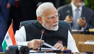 PM Modi’s remarks during the BRICS session: Peace and Security
