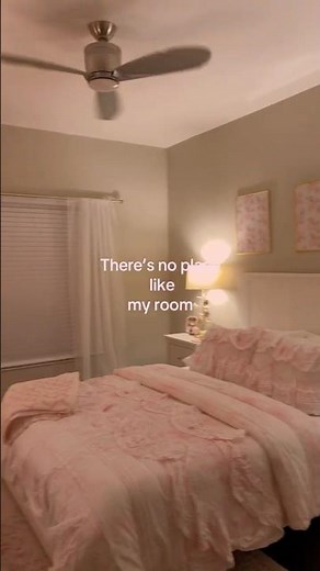 😋 Perfect Pinterest Bedroom Tour + Playing adopt me all night🤍🎀#pinkbed #pinkroom